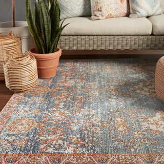 Jaipur Living Polaris Freemond POL28 Blue/Red Area Rug