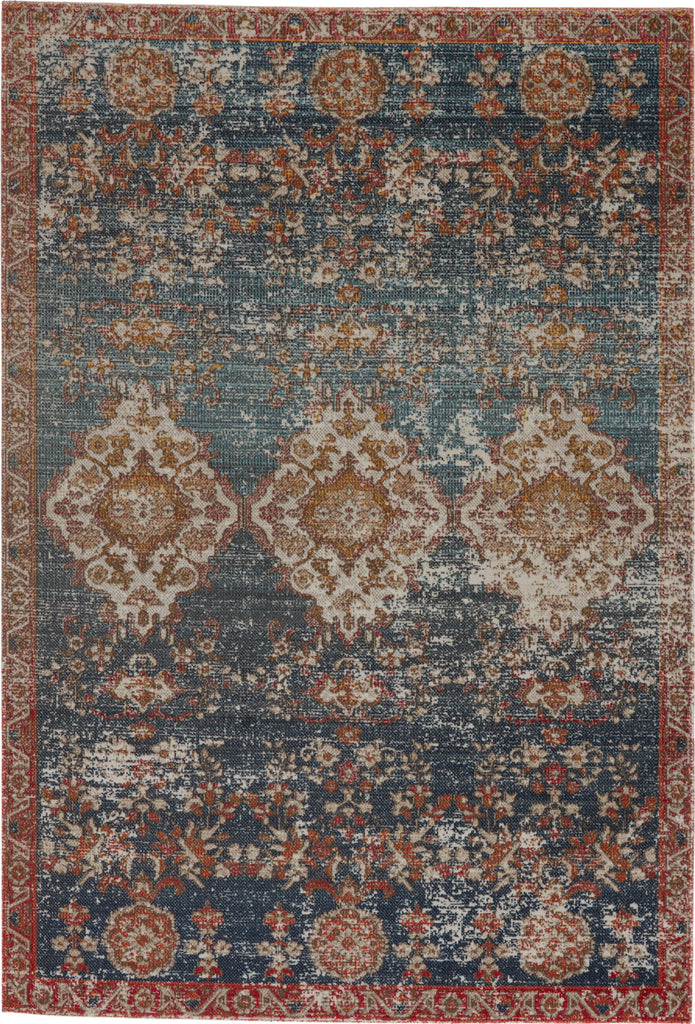 Jaipur Living Polaris Freemond POL28 Blue/Red Area Rug