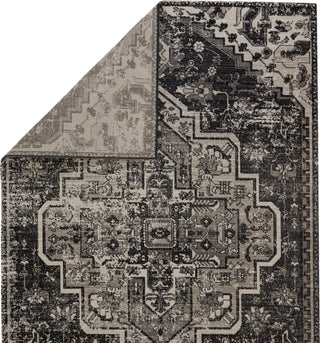 Jaipur Living Polaris Ellery POL29 Black/Gray Area Rug Folded Backing Image