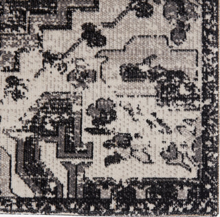 Jaipur Living Polaris Ellery POL29 Black/Gray Area Rug Corner Close Up Image