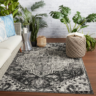 Jaipur Living Polaris Ellery POL29 Black/Gray Area Rug Lifestyle Image Feature