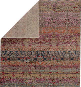 Jaipur Living Polaris Bodega POL30 Multicolor/Pink Area Rug Folded Backing Image