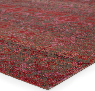 Jaipur Living Polaris Bodega POL32 Red/Taupe Area Rug Corner Image