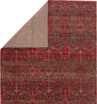 Jaipur Living Polaris Bodega POL32 Red/Taupe Area Rug Folded Backing Image