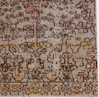 Jaipur Living Polaris Bodega POL33 Multicolor/Beige Area Rug Corner Close Up Image