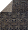 Jaipur Living Polaris Bodega POL34 Dark Blue/Taupe Area Rug Folded Backing Image