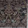 Jaipur Living Polaris Bodega POL34 Dark Blue/Taupe Area Rug Corner Close Up Image