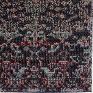 Jaipur Living Polaris Bodega POL35 Dark Blue/Multicolor Area Rug Corner Close Up Image