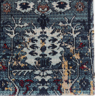 Jaipur Living Polaris Genesee POL47 Blue/Beige Area Rug Corner Close Up Image