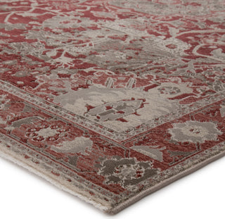 Jaipur Living Portia Cavender POT02 Red/Gray Area Rug