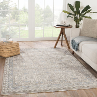 Jaipur Living Portia Laleh POT04 Gray/Blue Area Rug Lifestyle Image Feature