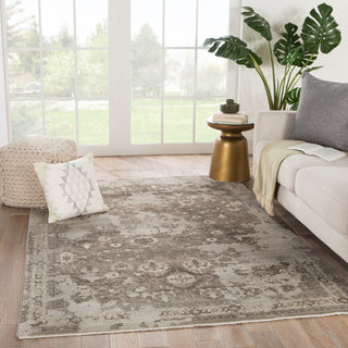 Jaipur Living Portia Pyrmont POT05 Gray/Natural Area Rug Lifestyle Image Feature