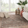 Jaipur Living Portia Murillo POT07 Red/Gray Area Rug Lifestyle Image Feature