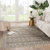 Jaipur Living Portia Esteri POT10 Gray/Natural Area Rug Lifestyle Image Feature