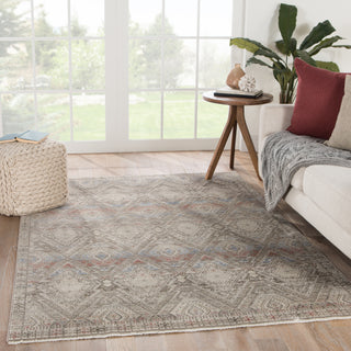 Jaipur Living Portia Zidan POT11 Gray/Blue Area Rug Lifestyle Image Feature