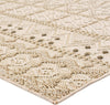 Jaipur Living Paradizo Xyla PRA05 Cream/Brown Area Rug Corner Image