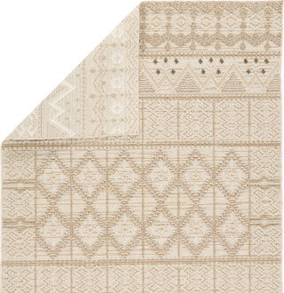 Jaipur Living Paradizo Xyla PRA05 Cream/Brown Area Rug Backing Image