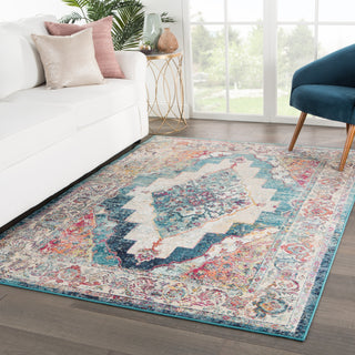 Jaipur Living Peridot Culpo PRD06 Multicolor Area Rug Lifestyle Image Feature