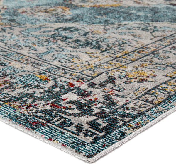 Jaipur Living Peridot Romina PRD11 Teal/Gold Area Rug Incredible Rugs