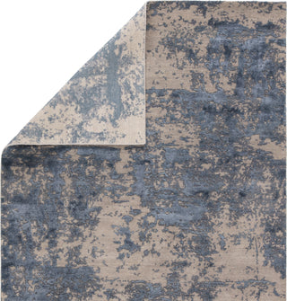 Jaipur Living Project Theory Paratem PRE05 Indigo/Gray Area Rug by Kavi - Folded Corner