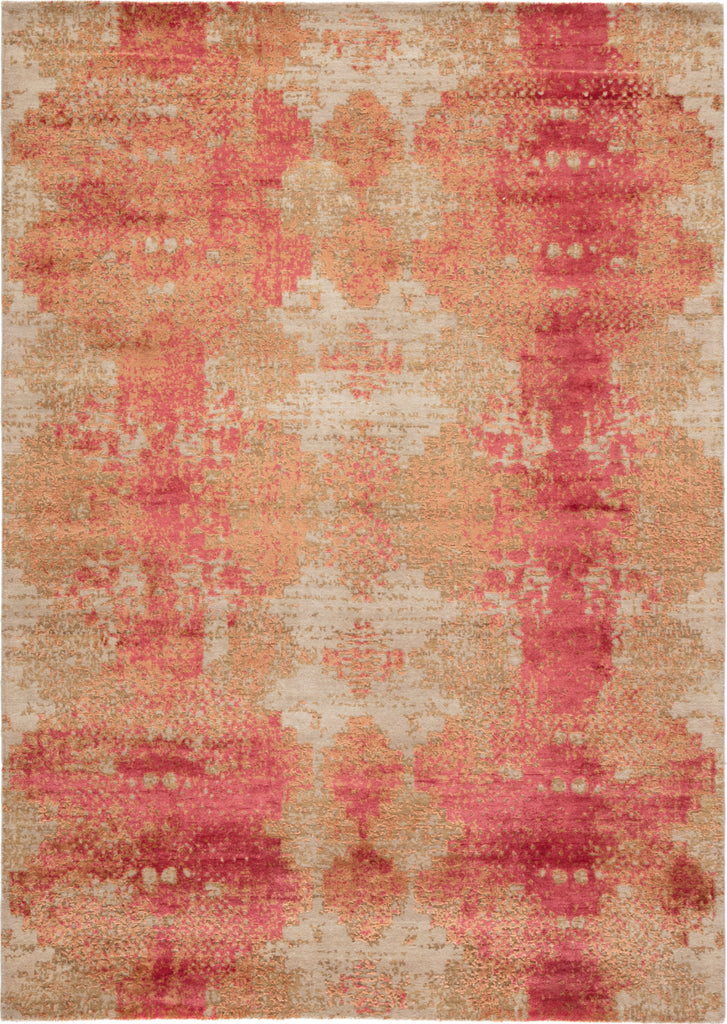 Jaipur Living Project Theory Khaki PRE08 Red/Light Gray Area Rug by Kavi