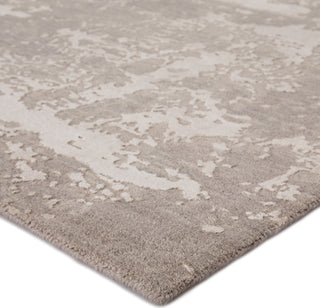 Jaipur Living Project Theory Paratem PRE09 Gray/Cream Area Rug by Kavi - Corner