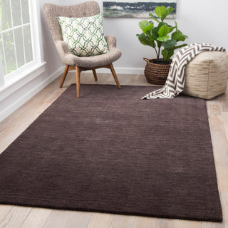 Jaipur Living Prine Adelia PRN07 Dark Brown Area Rug Lifestyle Image Feature