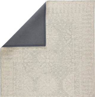 Jaipur Living Province Linde PRO01 Gray/White Area Rug Folded Backing Image