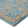 Jaipur Living Province Juniper PRO02 Teal/Orange Area Rug - Corner