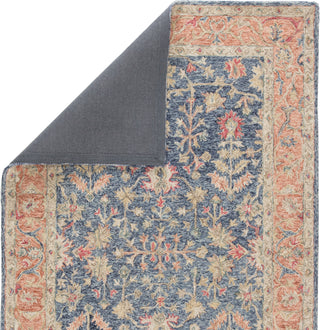 Jaipur Living Province Presley PRO03 Blue/Red Area Rug Folded Backing Image