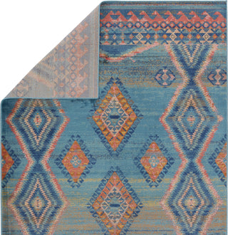 Jaipur Living Prisma Jumelle PSA09 Blue/Gold Area Rug by Vibe