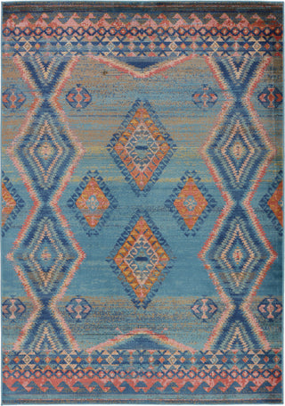 Jaipur Living Prisma Jumelle PSA09 Blue/Gold Area Rug by Vibe