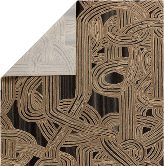 Jaipur Living Pathways Kathmandu PVH12 Light Brown/Black Area Rug by Verde Home Backing Image