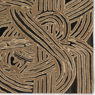 Jaipur Living Pathways Kathmandu PVH12 Light Brown/Black Area Rug by Verde Home Detail Image