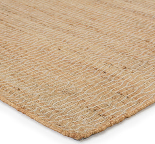 Jaipur Living Rampart Cania RAM02 Beige/White Area Rug Corner Image