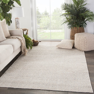 Jaipur Living Rebecca Limon RBC05 Ivory/Gray Area Rug Lifestyle Image Feature