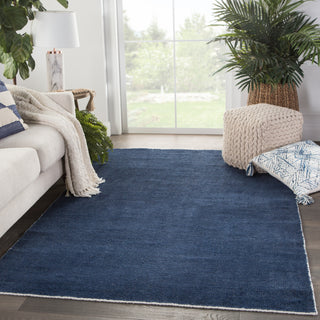 Jaipur Living Rebecca Limon RBC06 Blue/White Area Rug Lifestyle Image Feature