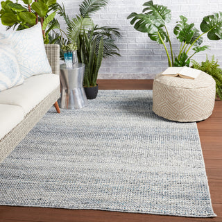 Jaipur Living Rebecca Crispin RBC08 Blue/White Area Rug Lifestyle Image Feature