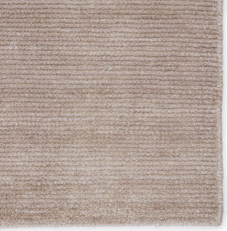 Jaipur Living Rebecca Limon RBC10 Light Taupe Area Rug Corner Close Up Image