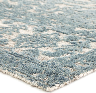 Jaipur Living Reign Tulip REI04 Blue/Ivory Area Rug - Corner