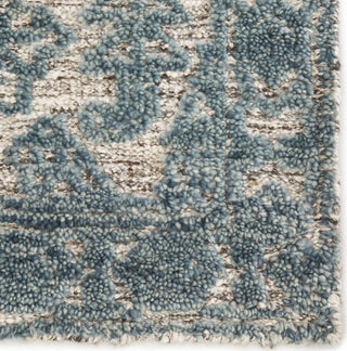 Jaipur Living Reign Tulip REI04 Blue/Ivory Area Rug - Close Up