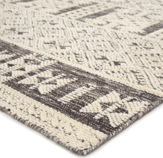 Jaipur Living Reign Origins REI06 Ivory/Gray Area Rug Corner Image