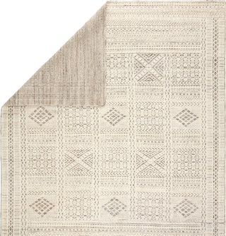 Jaipur Living Reign Jadene REI07 White/Light Gray Area Rug Folded Backing Image