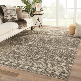 Jaipur Living Reign Prentice REI10 Dark Gray/Taupe Area Rug Lifestyle Image Feature