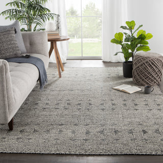 Jaipur Living Reign Abelle REI11 Gray/Black Area Rug Lifestyle Image Feature