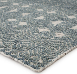 Jaipur Living Reign Abelle REI12 Teal/Light Gray Area Rug Corner Image