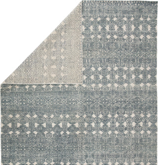 Jaipur Living Reign Abelle REI12 Teal/Light Gray Area Rug Folded Backing Image