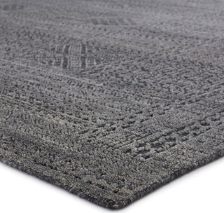 Jaipur Living Reign Jadene Charcoal/Green Area Rug - Corner