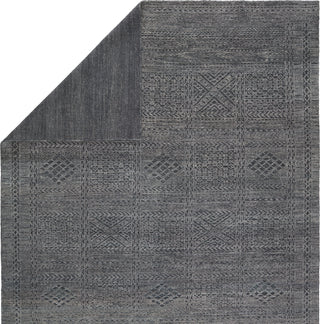 Jaipur Living Reign Jadene Charcoal/Green Area Rug - Folded Corner