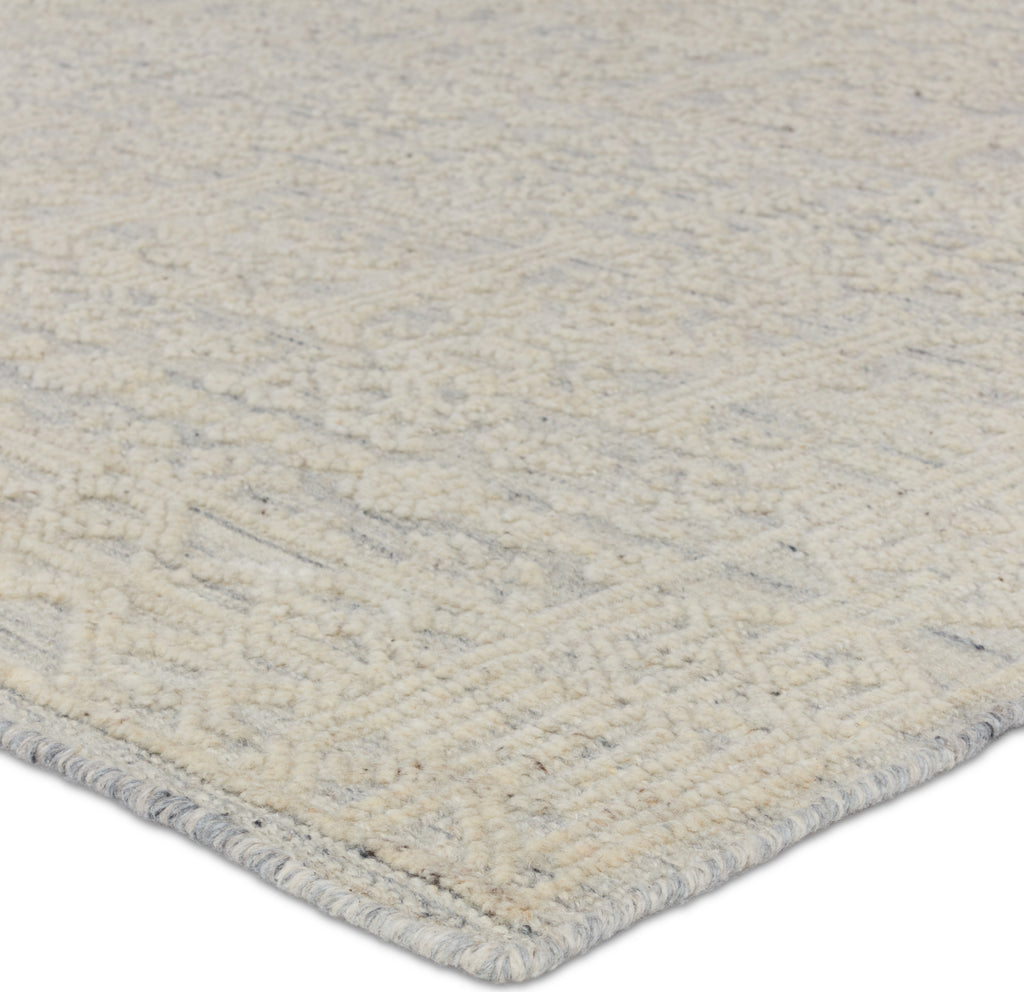 Jaipur Living Reign Ria REI15 Cream/Blue Area Rug Corner Image